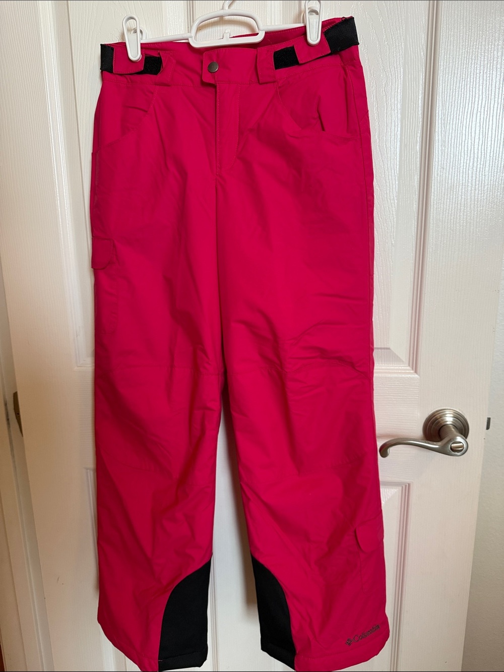 Columbia Kids (Sz 10/12) Waterproof Snow Pants - Bright Pink